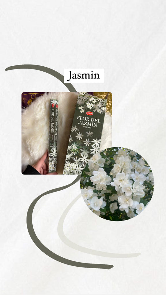 Encens jasmin (boite de 20 batônnets )