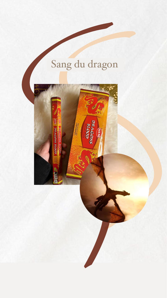 encens sang du dragon (boite de 20 batônnets )