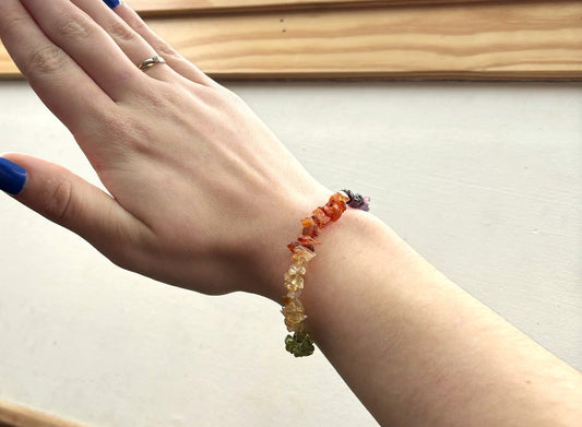 Bracelet baroque 7 chakras